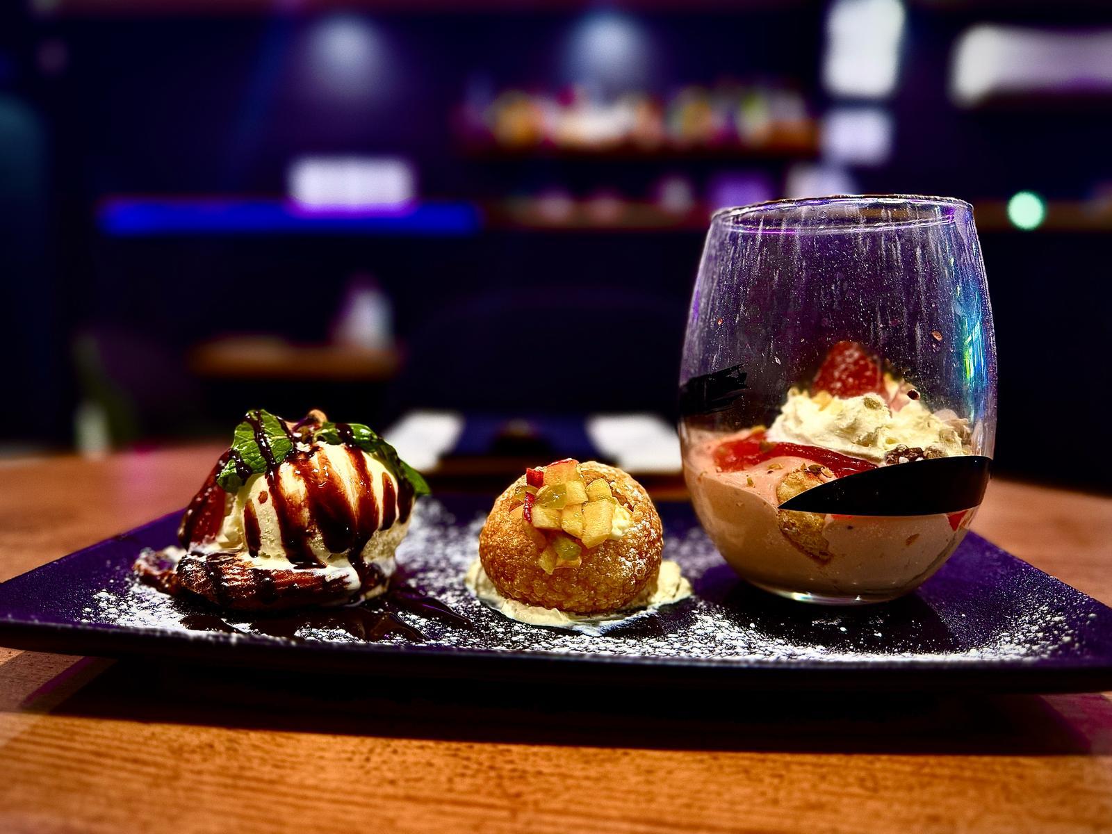 White Chocolate Mousse and other desserts